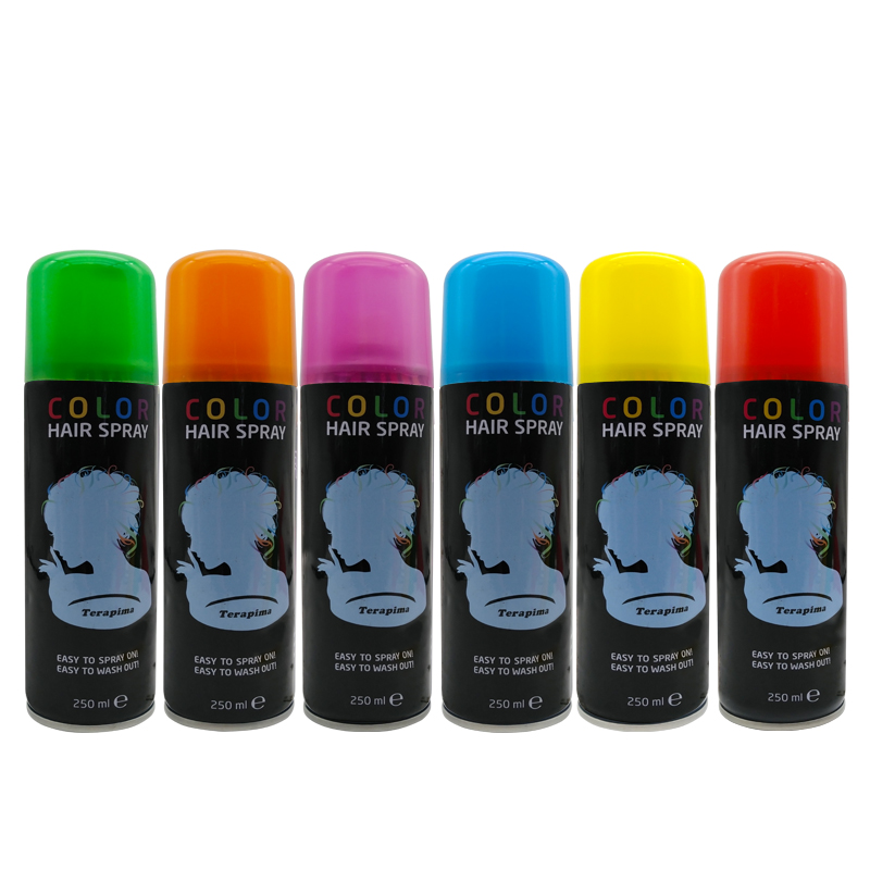 Colorate Colorate Spray de culoare a părului Spray de culoare a părului pentru petrecere Spray temporar de culoare a părului lavabil